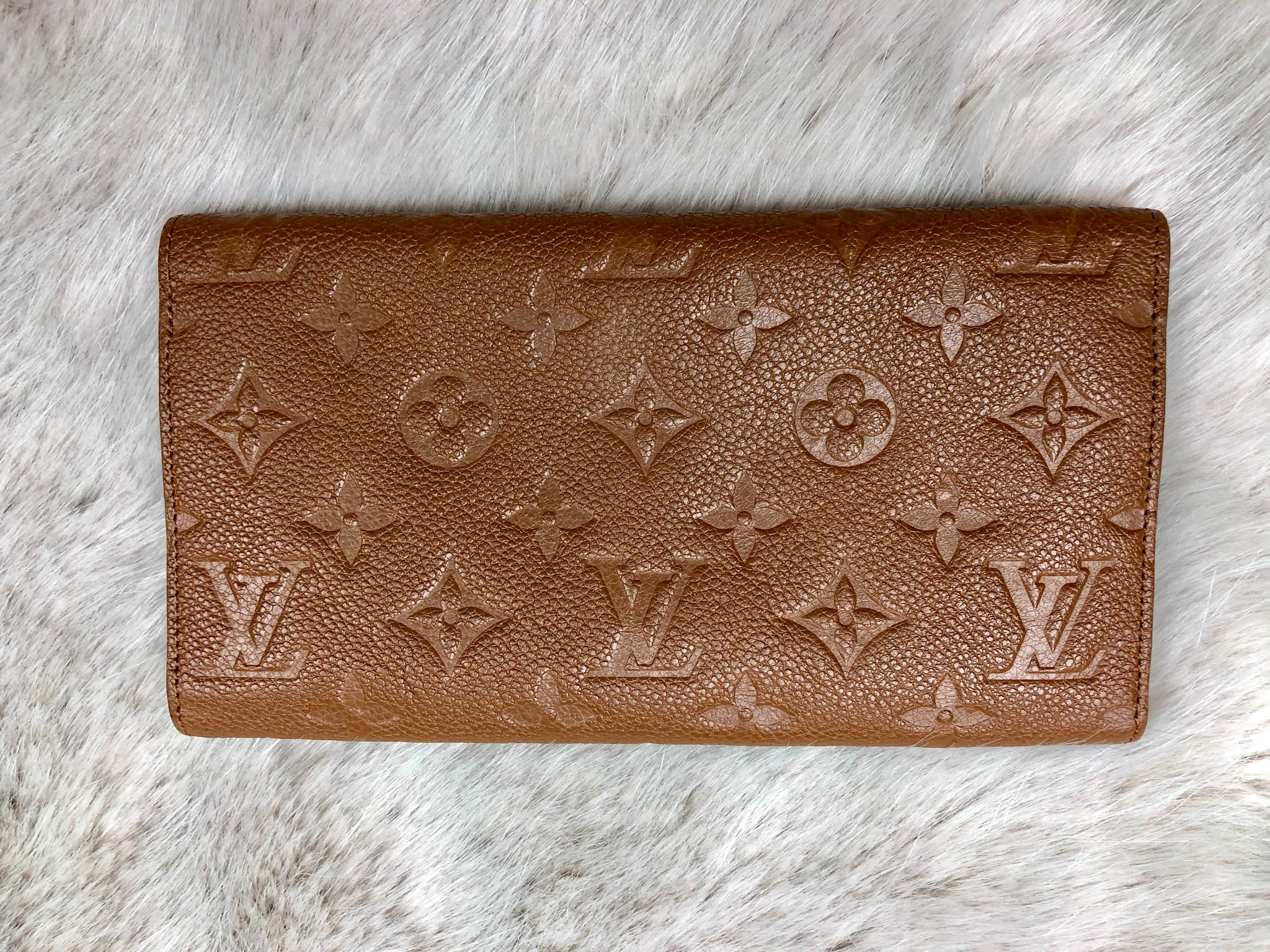 LOUIS VUITTON Monogram Empreinte Tri-fold Wallet