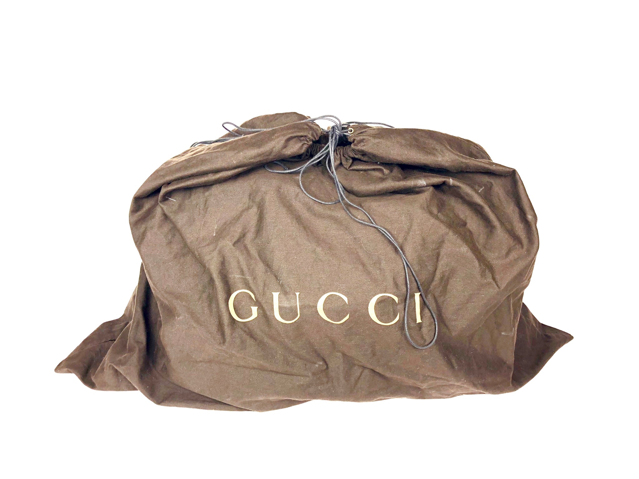 GUCCI GG Supreme Web Stripe Duffel Bag