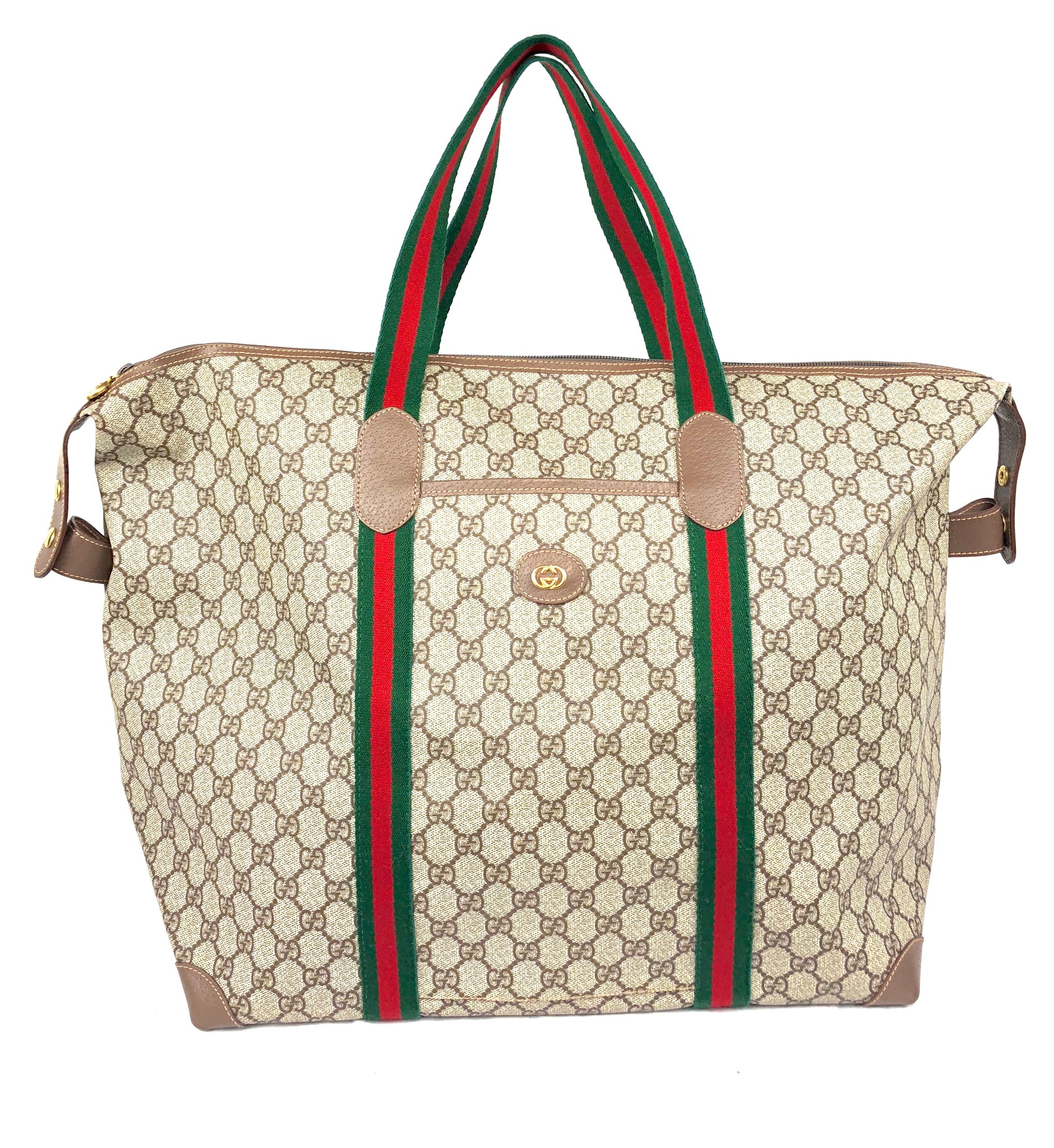 GUCCI Supreme XL Travel Tote Bag