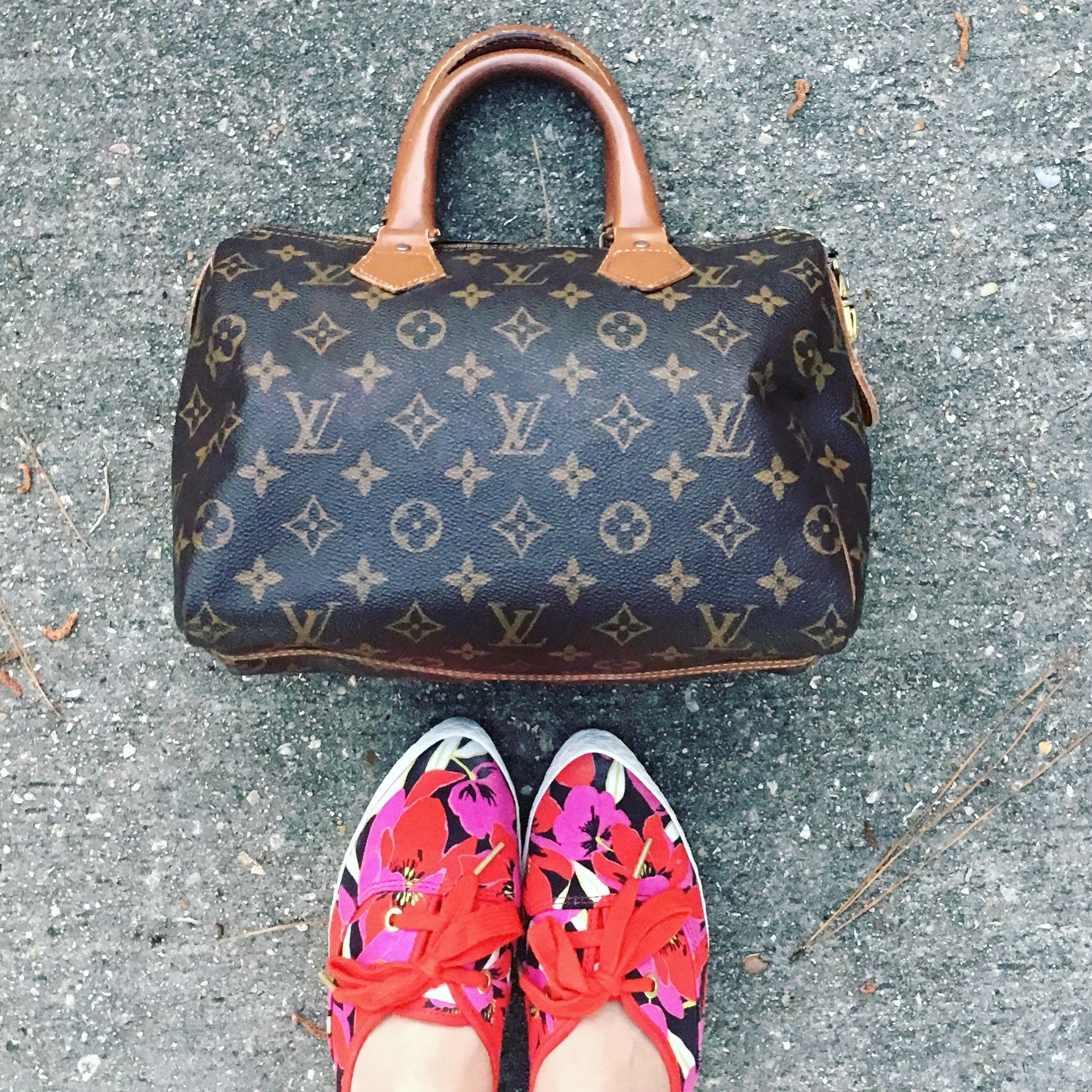 LOUIS VUITTON Monogram French Co Speedy 25