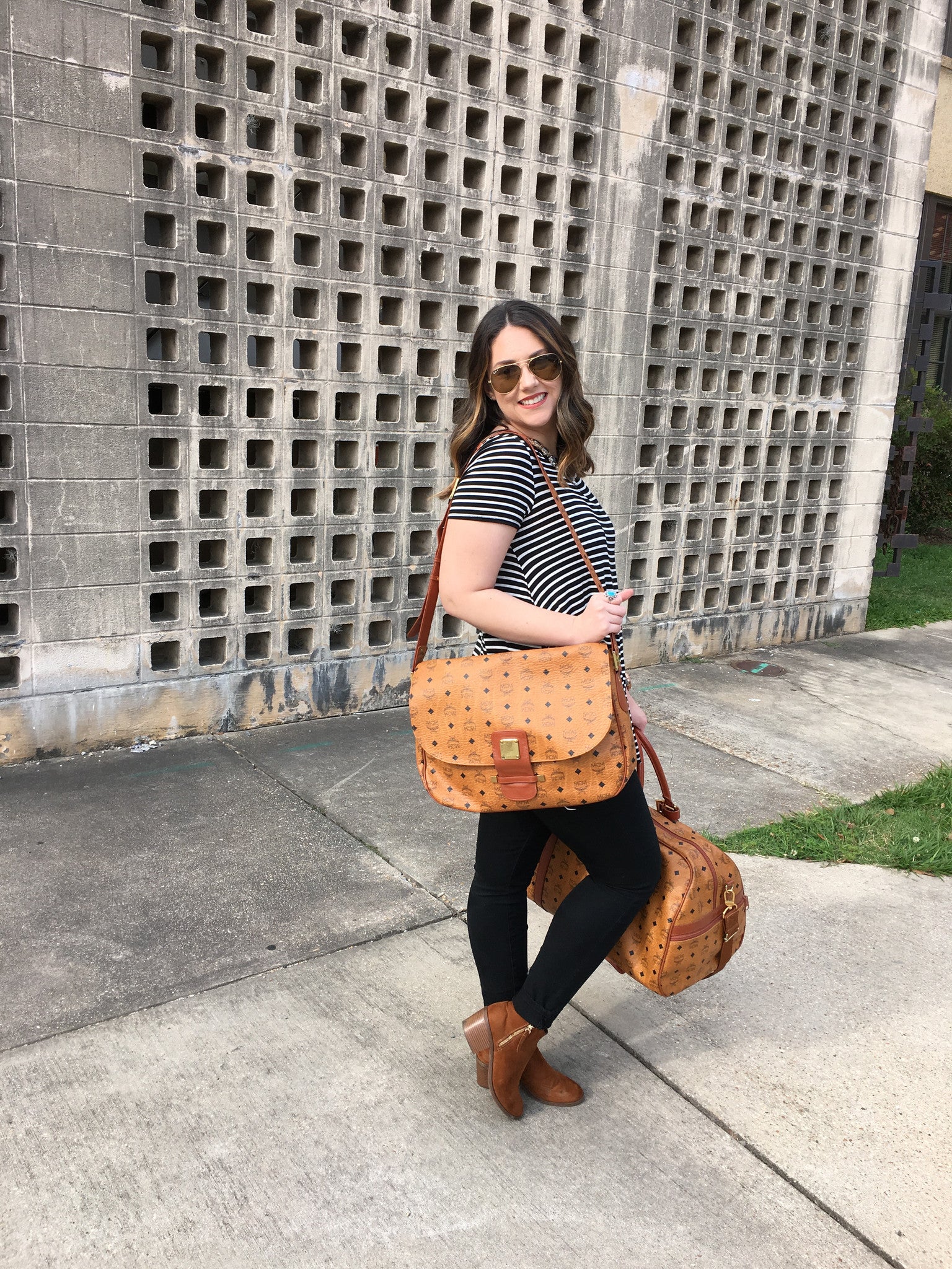 MCM Messenger Crossbody Bag