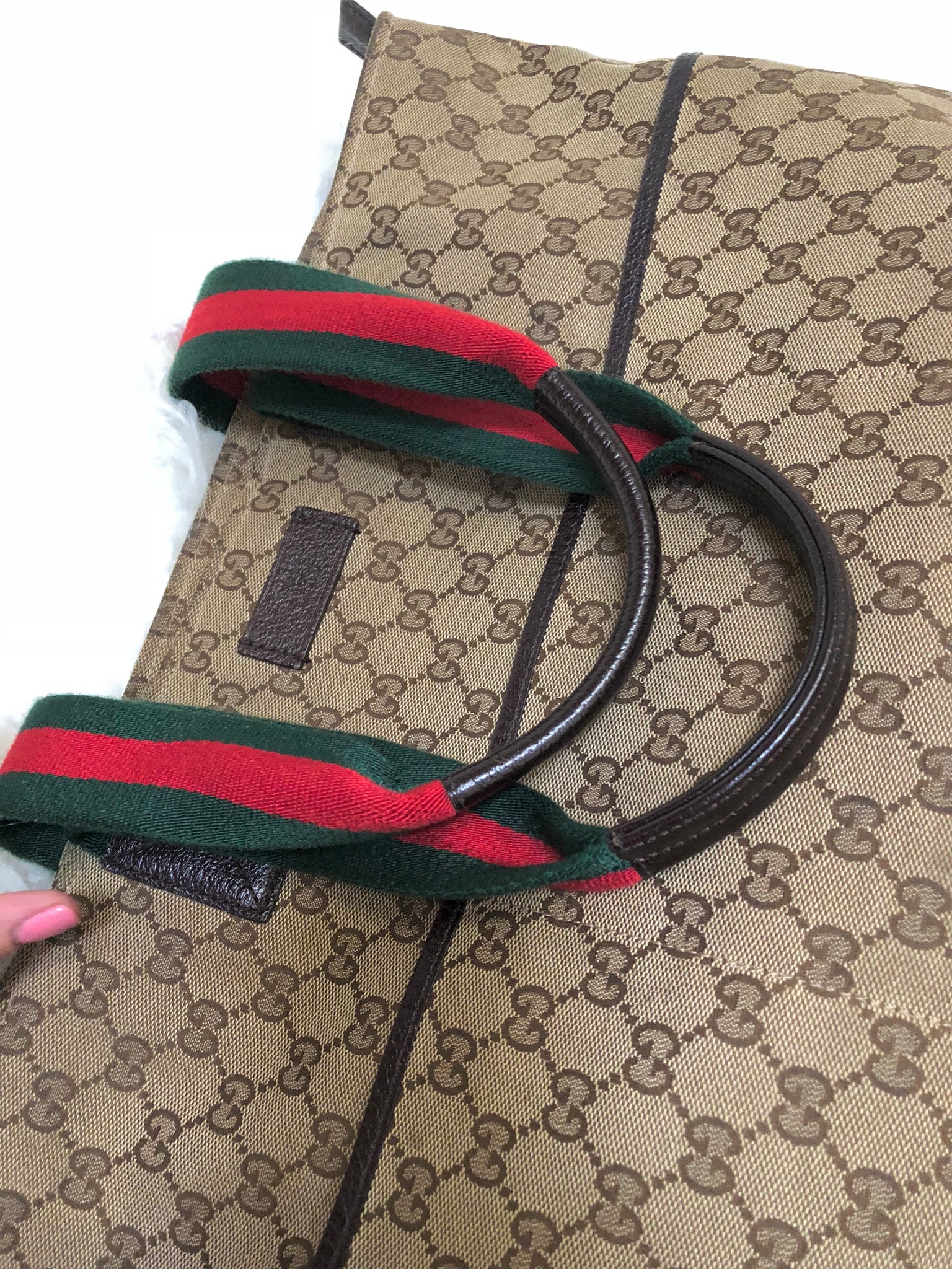 GUCCI Supreme Large Tote