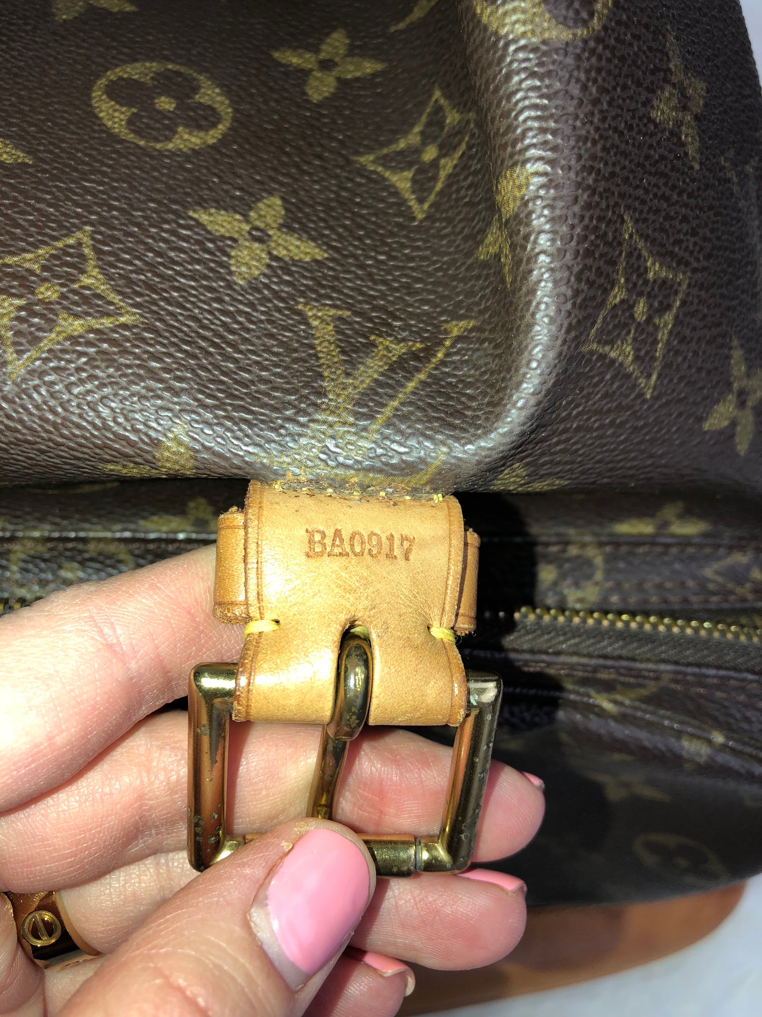 LOUIS VUITTON Monogram Montsouris GM Backpack