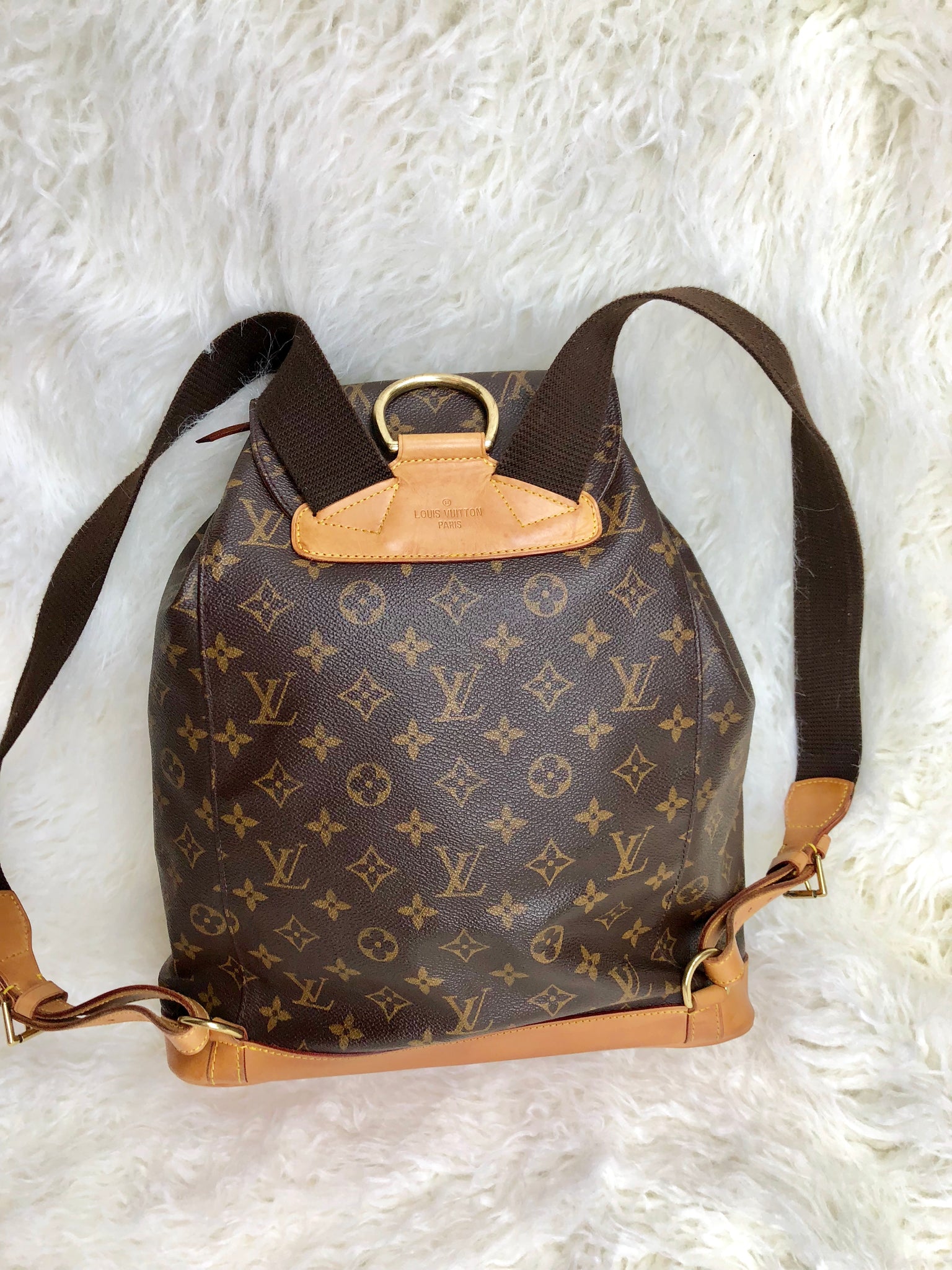 Louis Vuitton Monogram Montsouris GM Backpack Bookbag Leather ref.294494 -  Joli Closet
