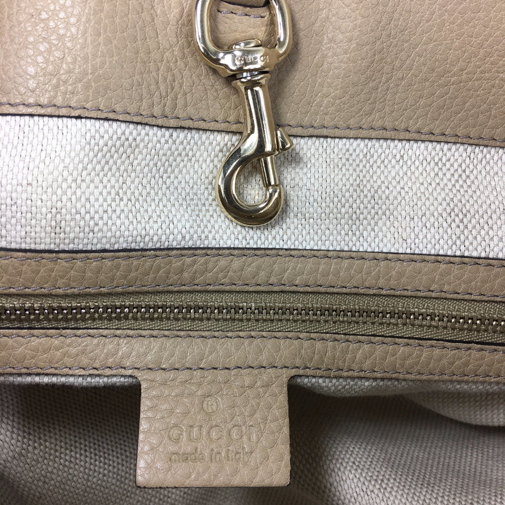 GUCCI Soho Pebbled Leather Tote (Large)