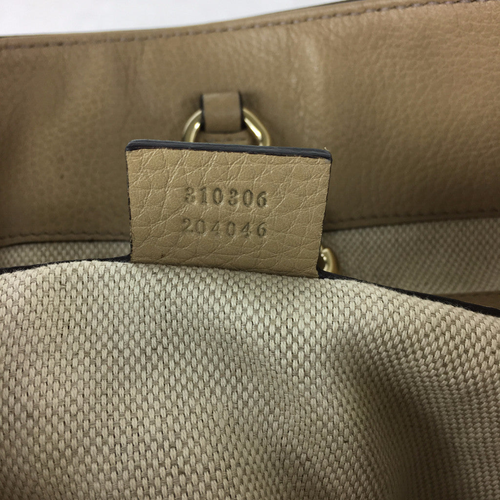 GUCCI Soho Pebbled Leather Tote (Large)