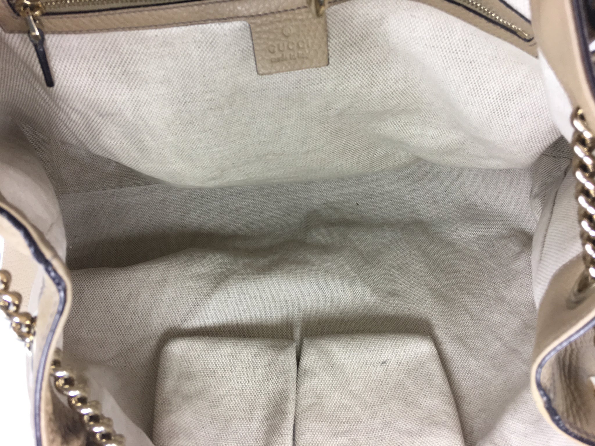 GUCCI Soho Pebbled Leather Tote (Large)