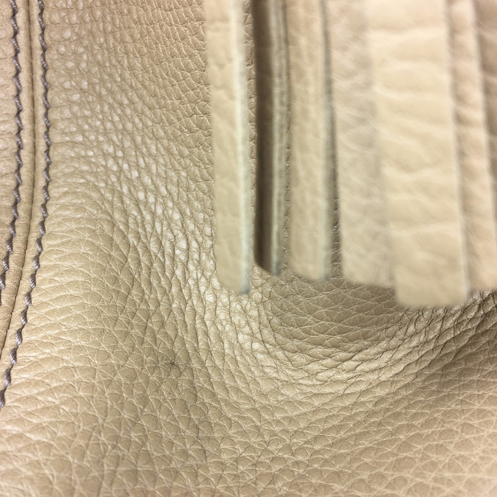 GUCCI Soho Pebbled Leather Tote (Large)