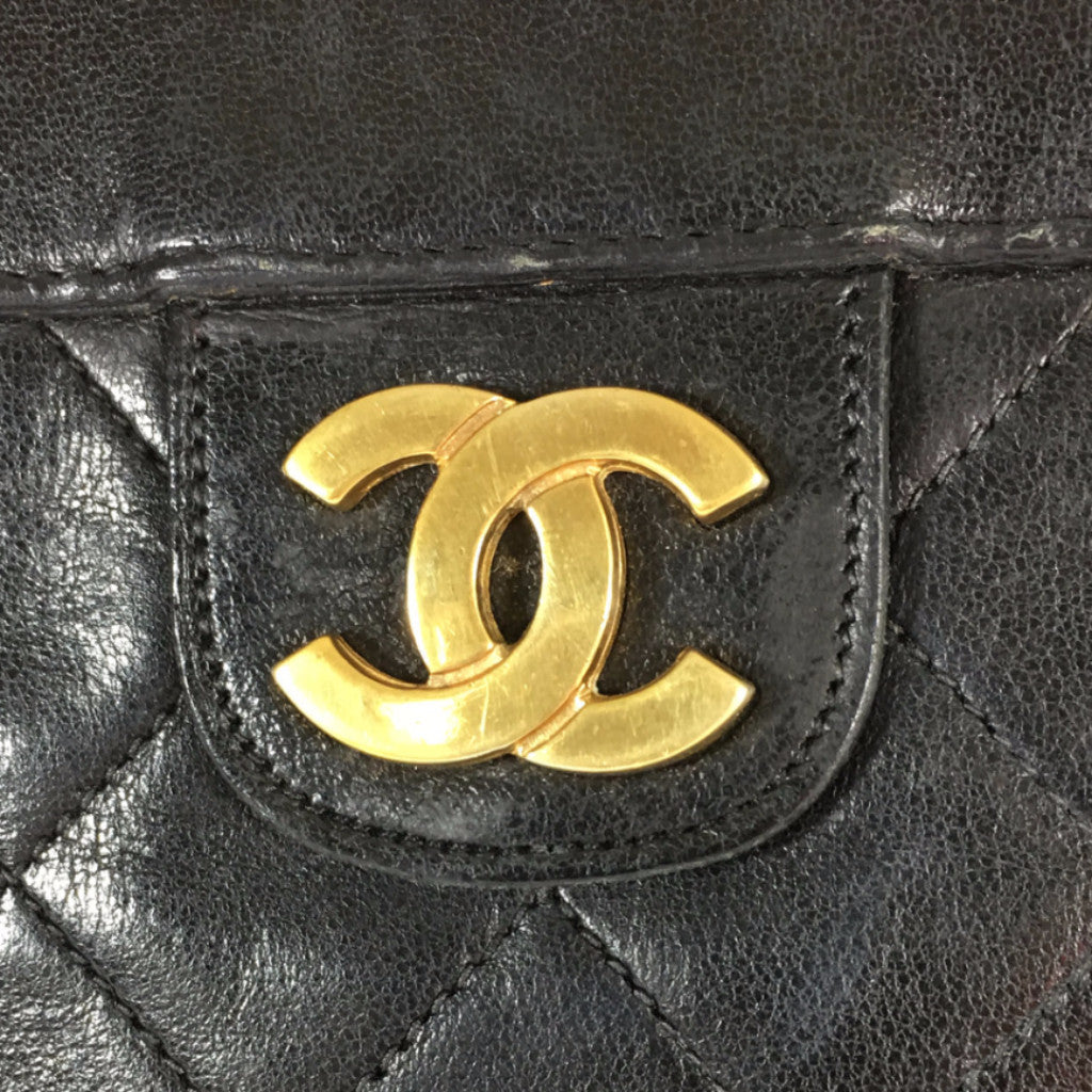 CHANEL Lambskin Quilted Evening Clutch