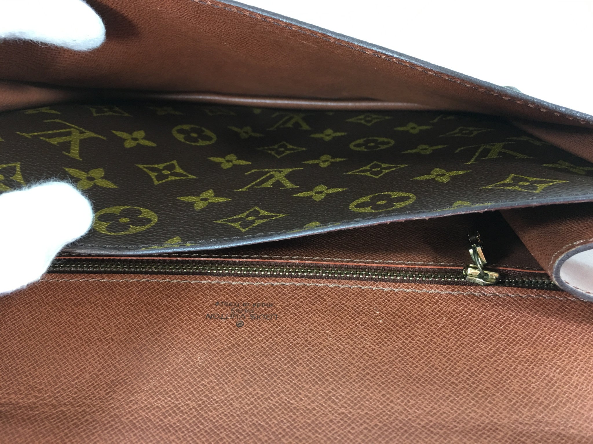 LOUIS VUITTON Monogram Canvas Monceau Bag w/ Strap