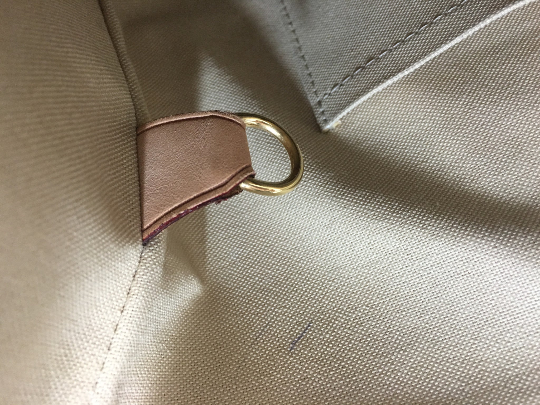 Louis Vuitton White Damier Azur Totally MM Cloth ref.1032996