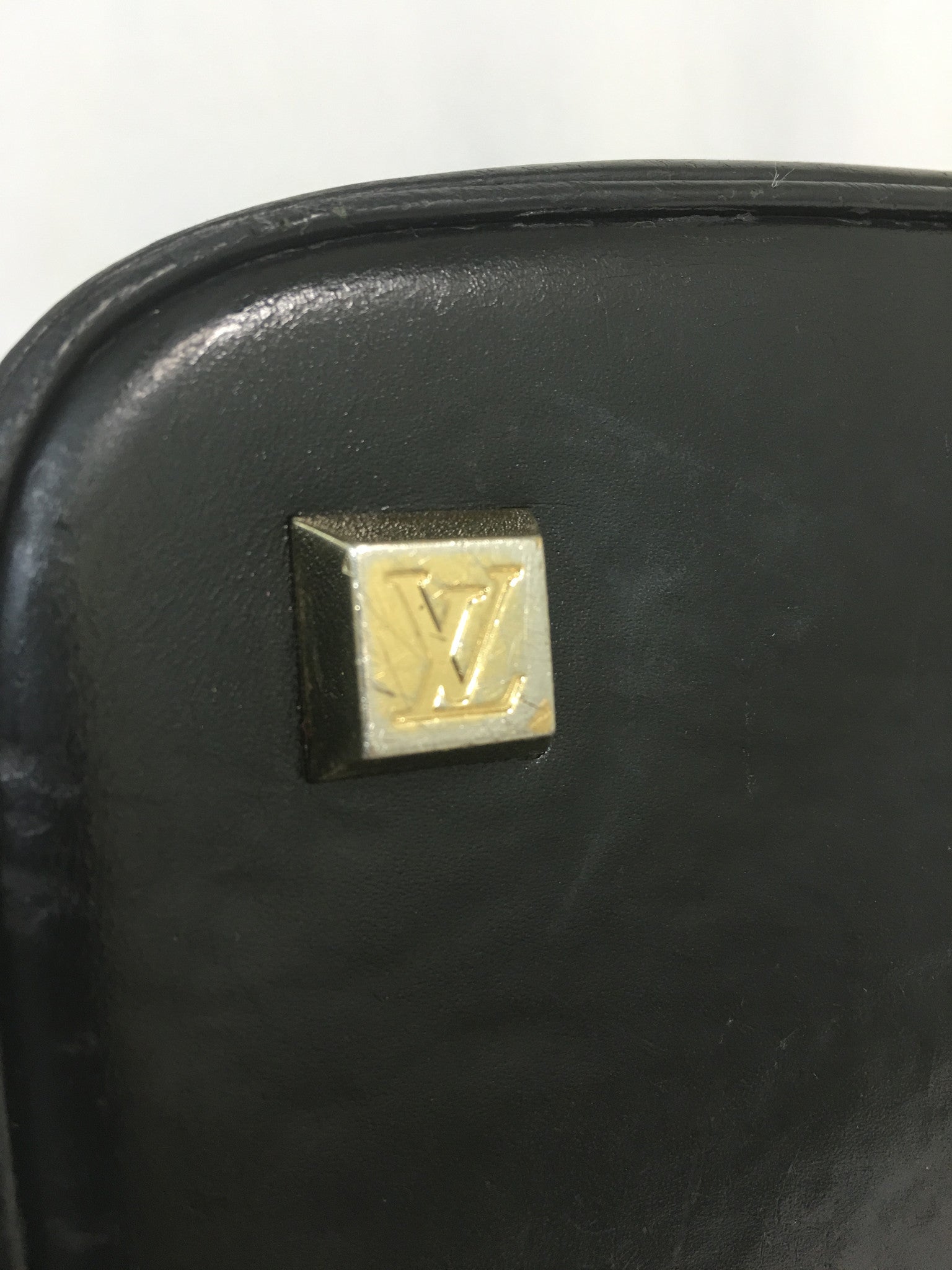 Louis Vuitton Black Suhali Leather L'Affriolant Bag - Yoogi's Closet