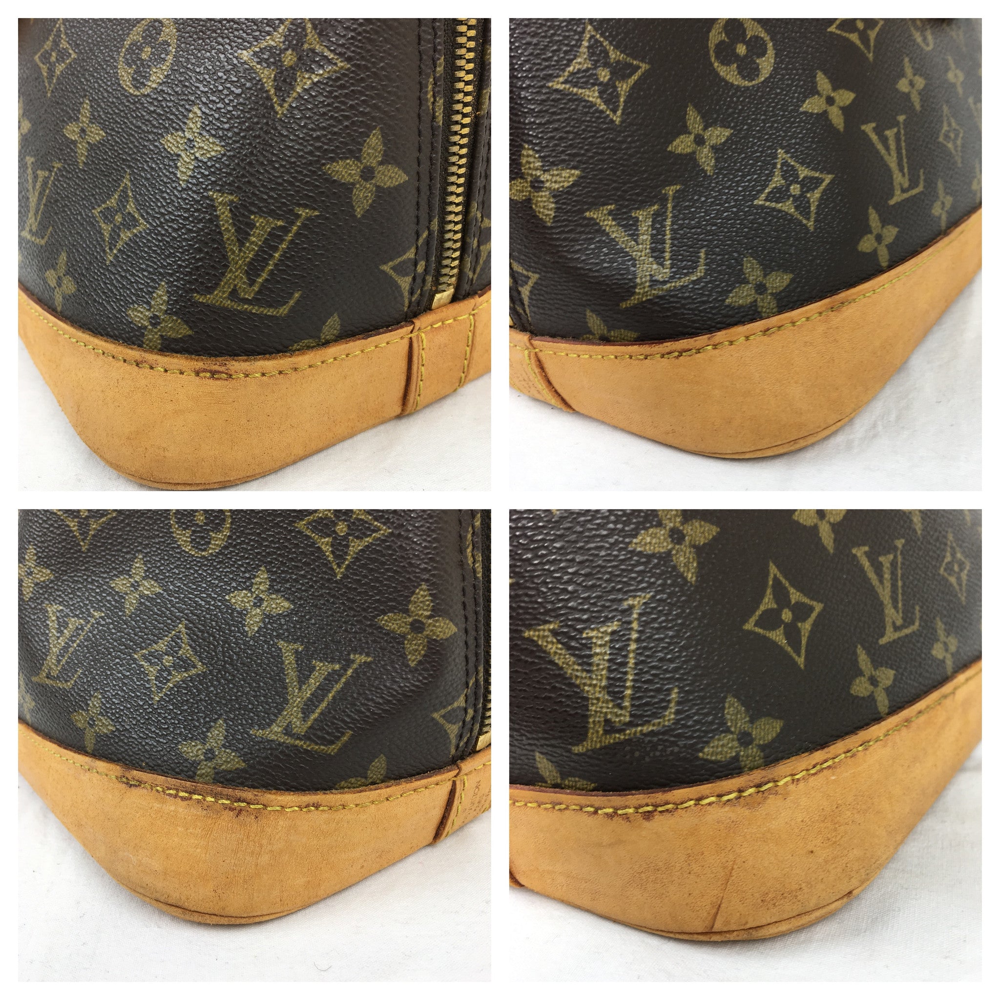 Louis Vuitton Gres Epi Leather Alma PM Bag w/ Shoulder Strap - Yoogi's  Closet