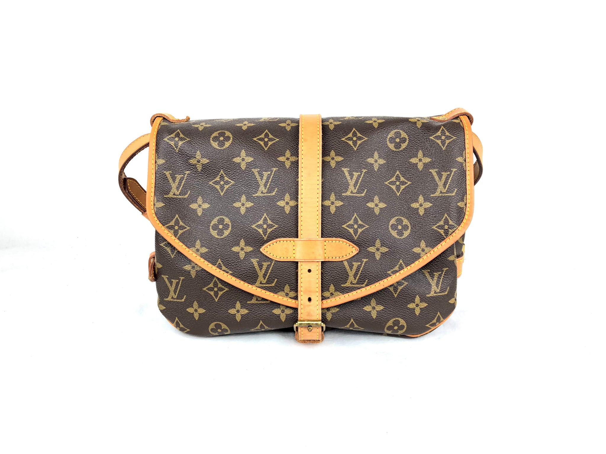 LOUIS VUITTON Monogram Saumur 30 Crossbody Bag