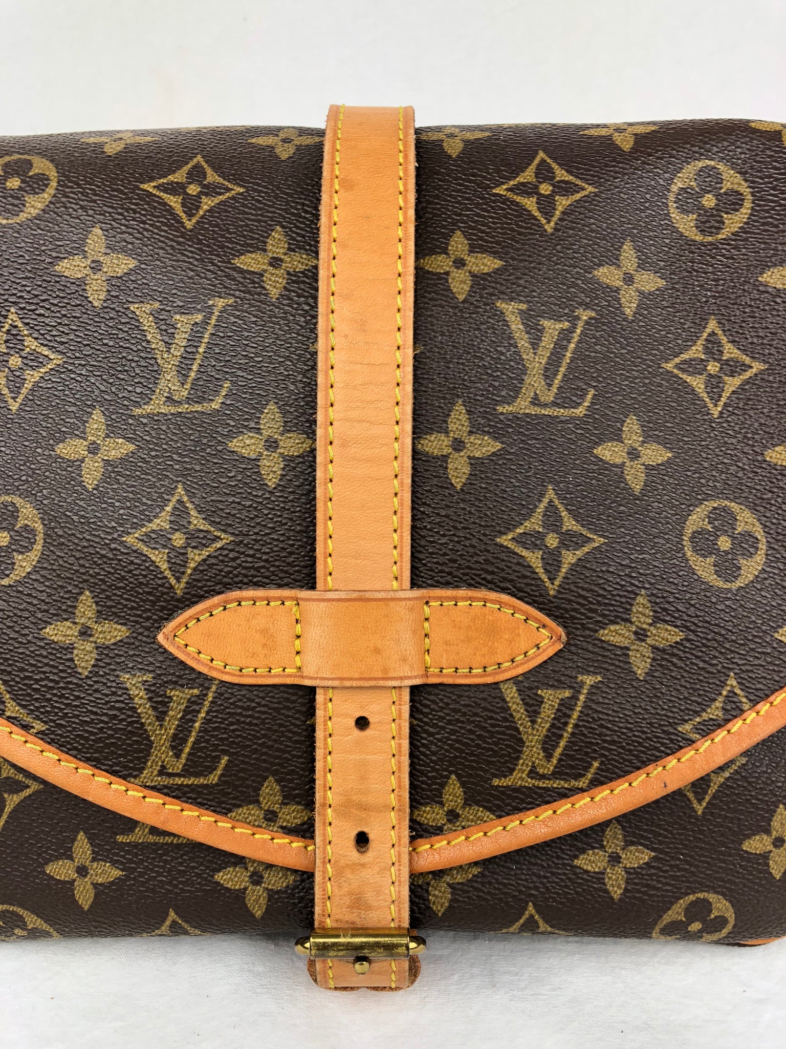 LOUIS VUITTON Monogram Saumur 30 Crossbody Bag