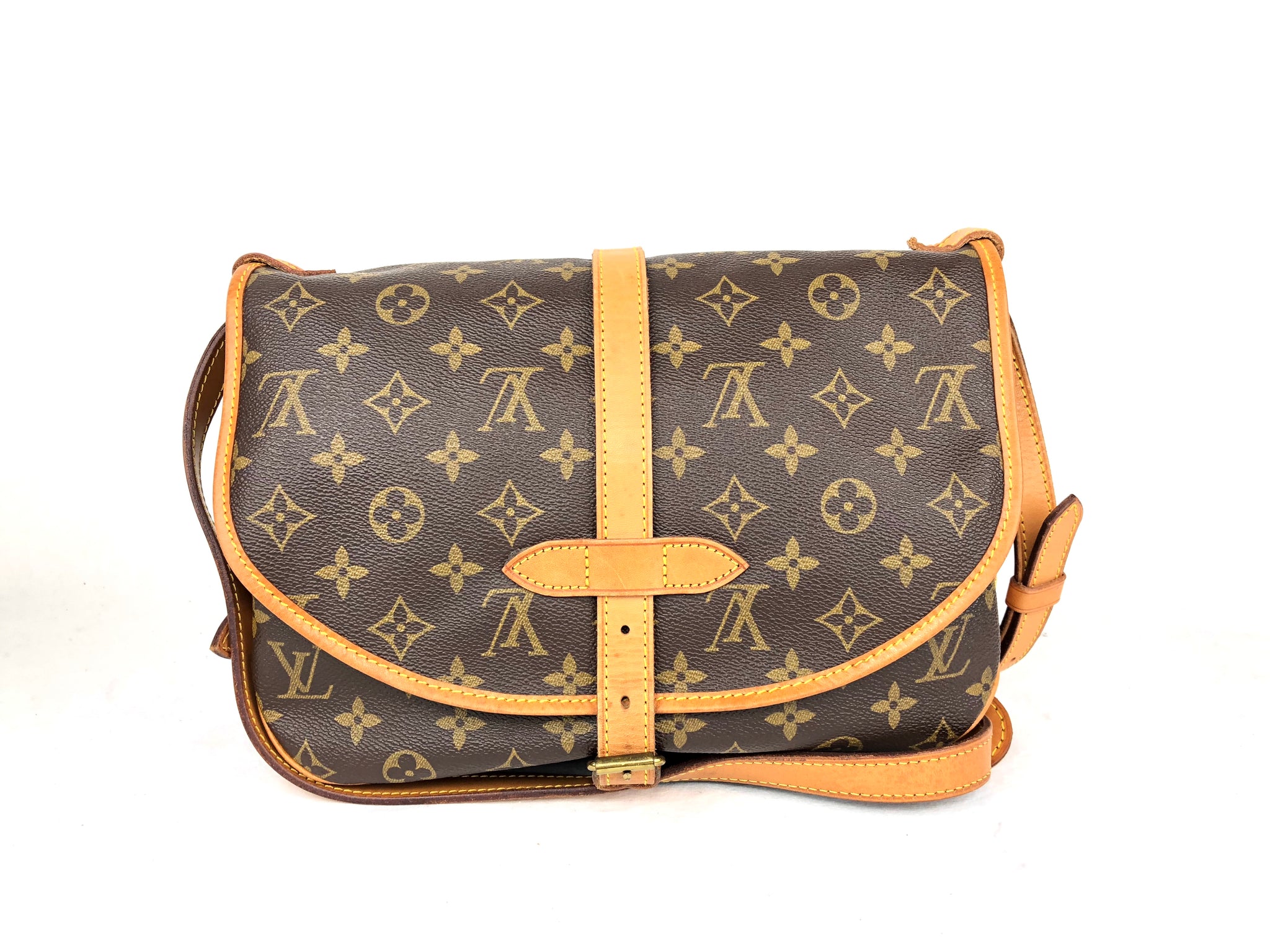 LOUIS VUITTON Monogram Saumur 30 Crossbody Bag