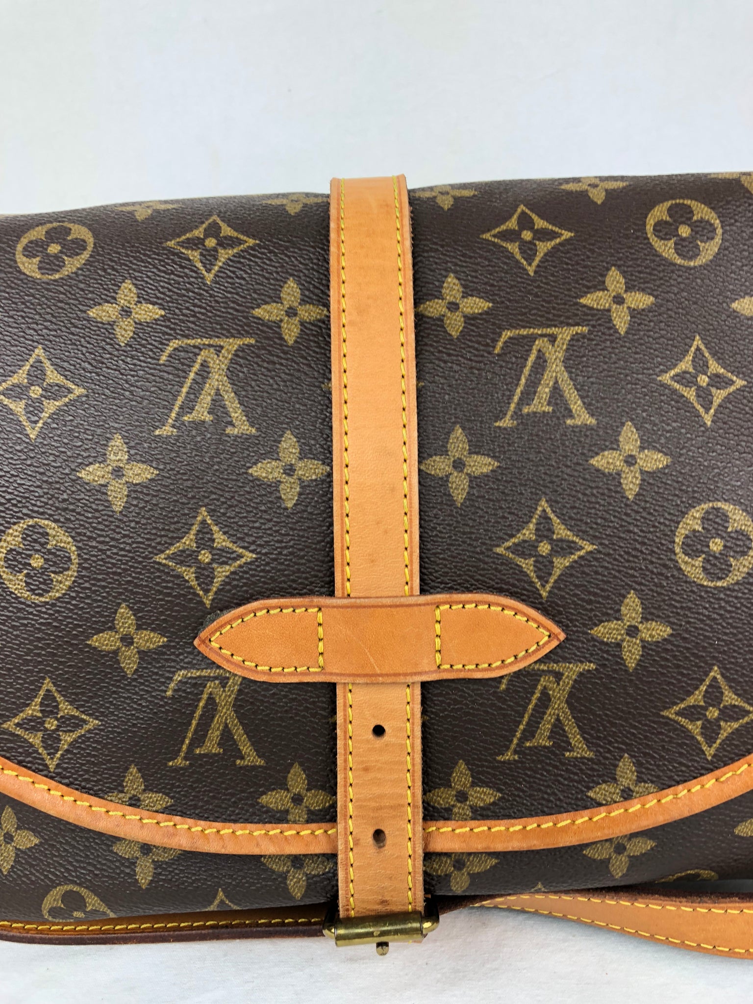 LOUIS VUITTON Monogram Saumur 30 Crossbody Bag