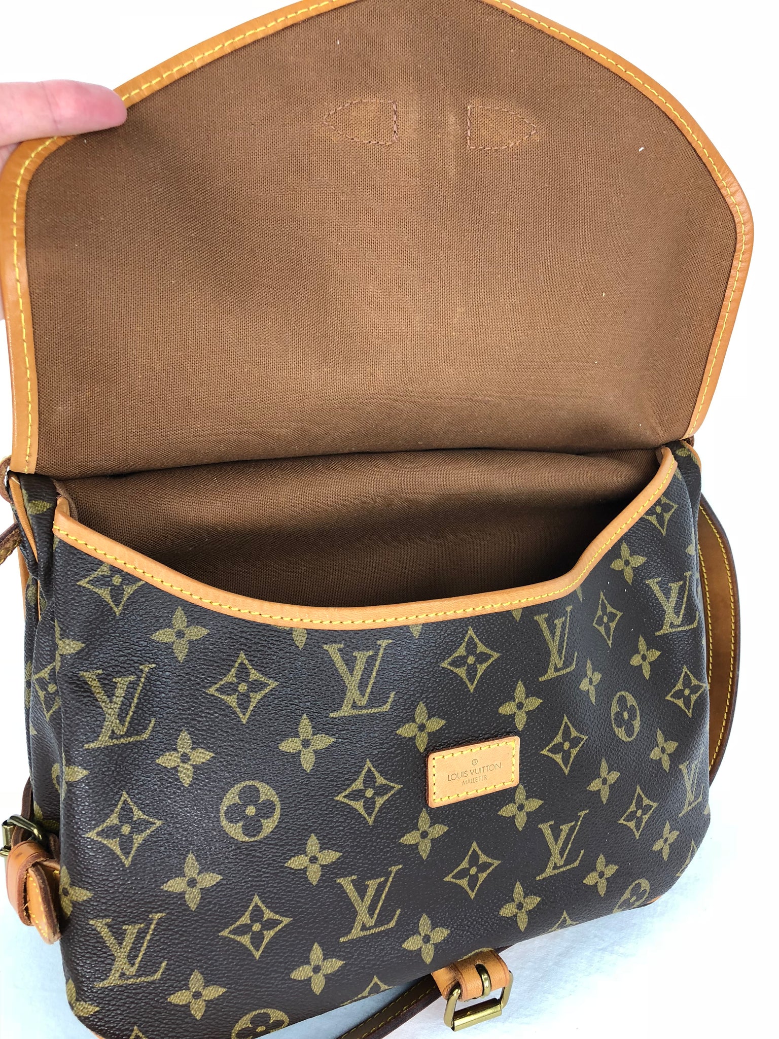 LOUIS VUITTON Monogram Saumur 30 Crossbody Bag