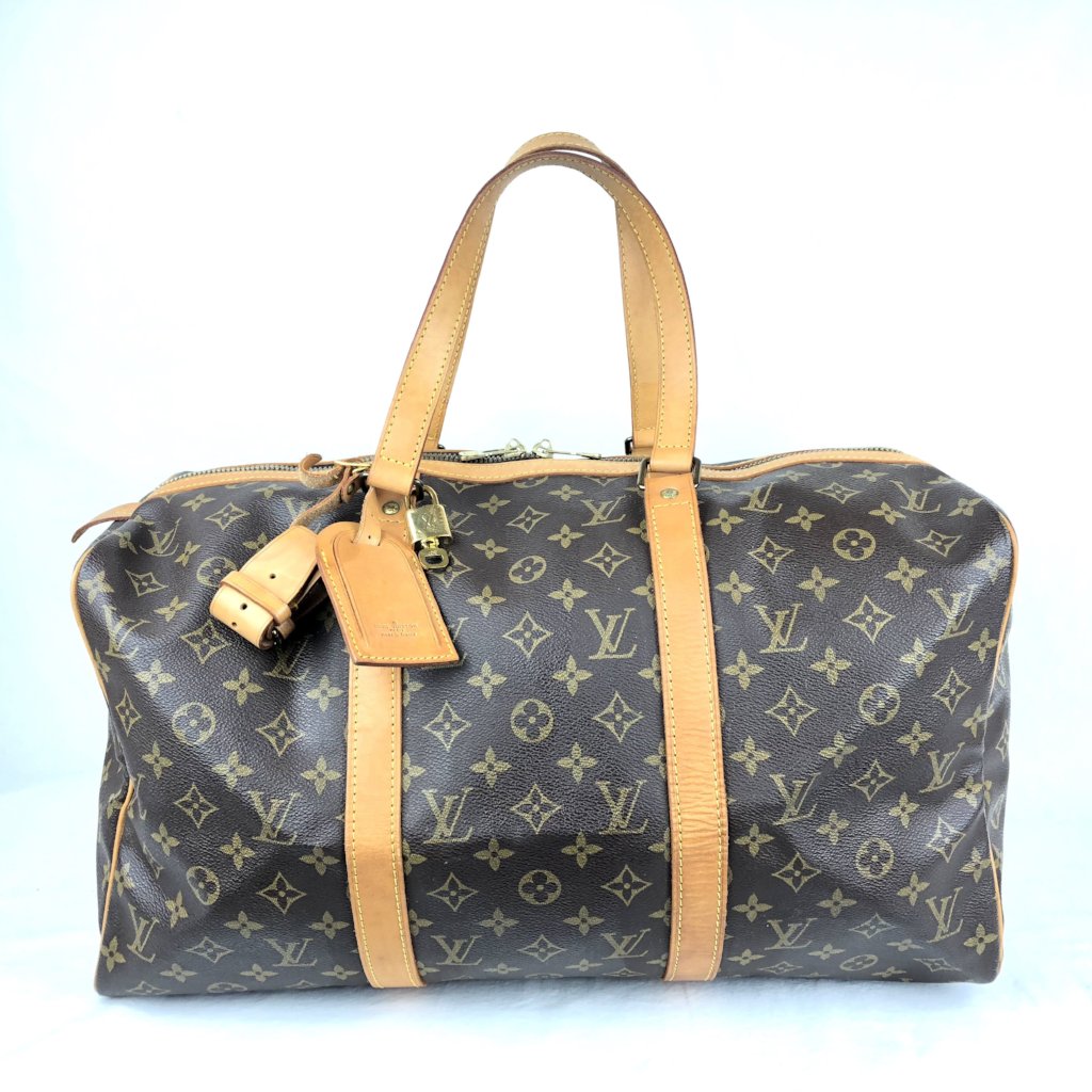 Vintage Louis Vuitton Sac Souple 45 Monogram Canvas Duffle Travel