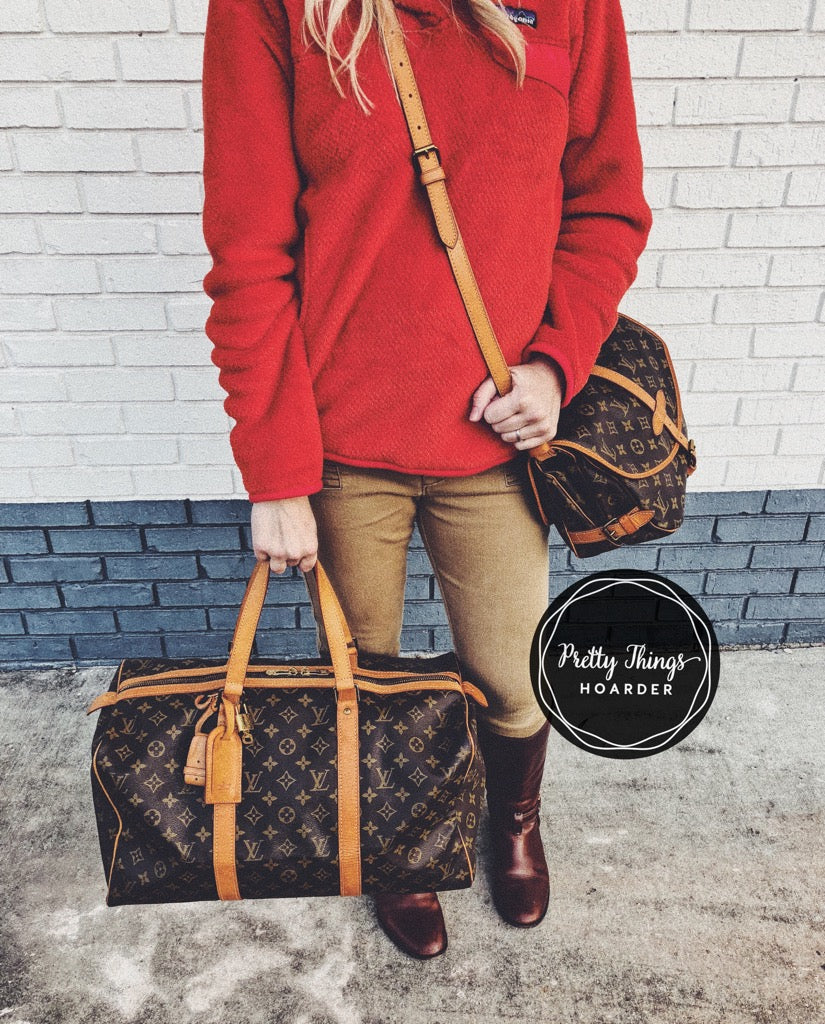 LOUIS VUITTON SAC SOUPLE 45 Duffel Bag in Monogram