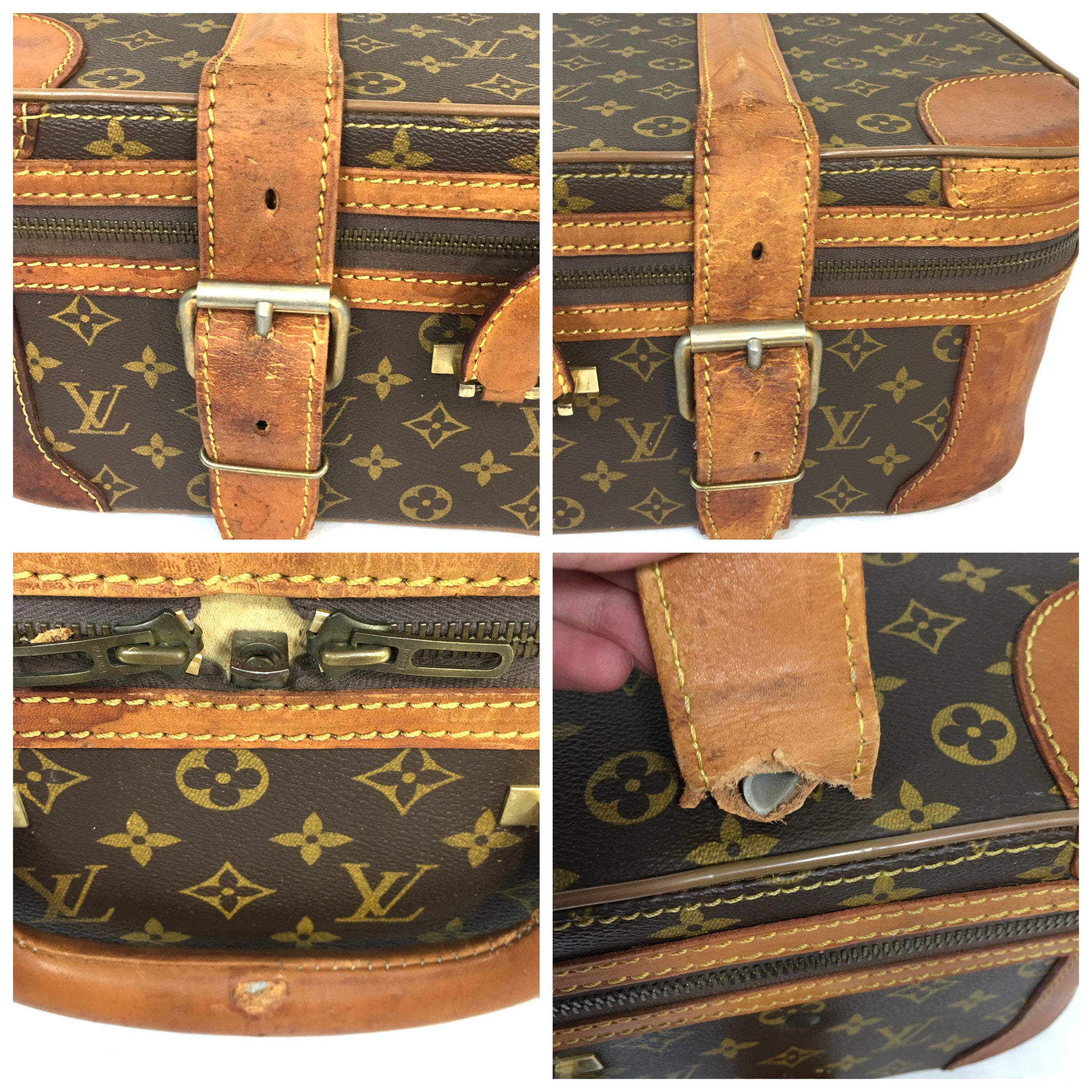 LOUIS VUITTON Monogram Vintage 60 Suitcase Trunk