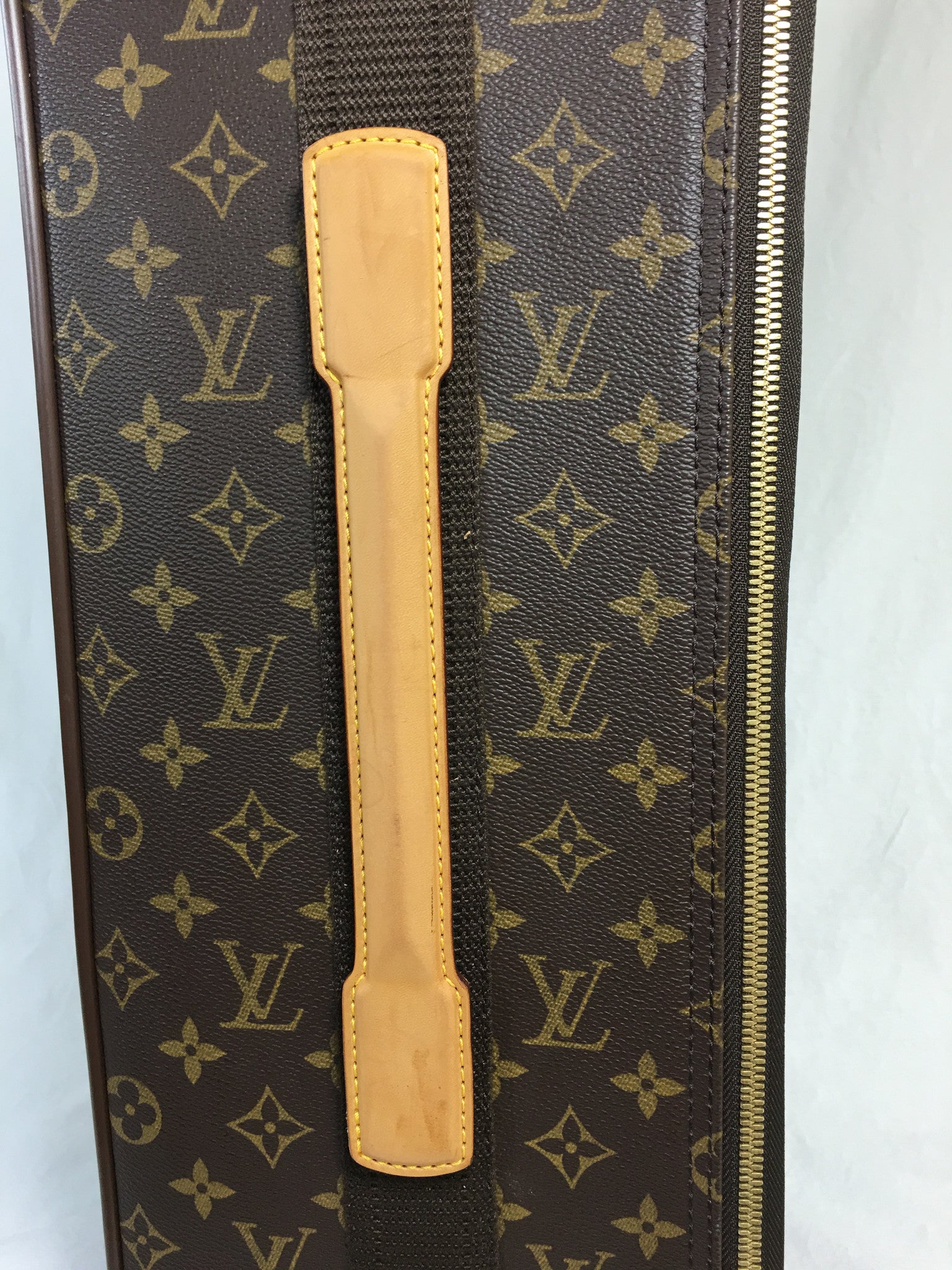 Louis Vuitton Trolley suitcase Pegase 55 Monogram Brown Cloth ref.863444 -  Joli Closet