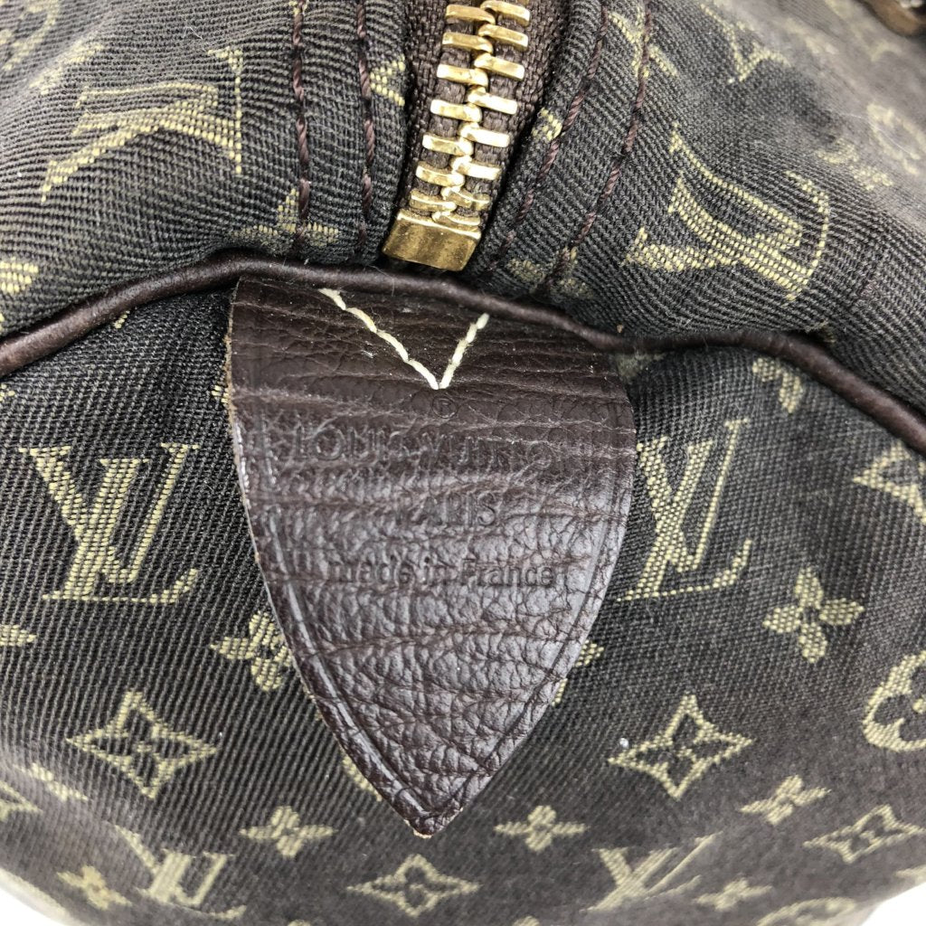 Louis Vuitton Mini Lin Speedy 30 (Authentic Pre-Owned) Leather