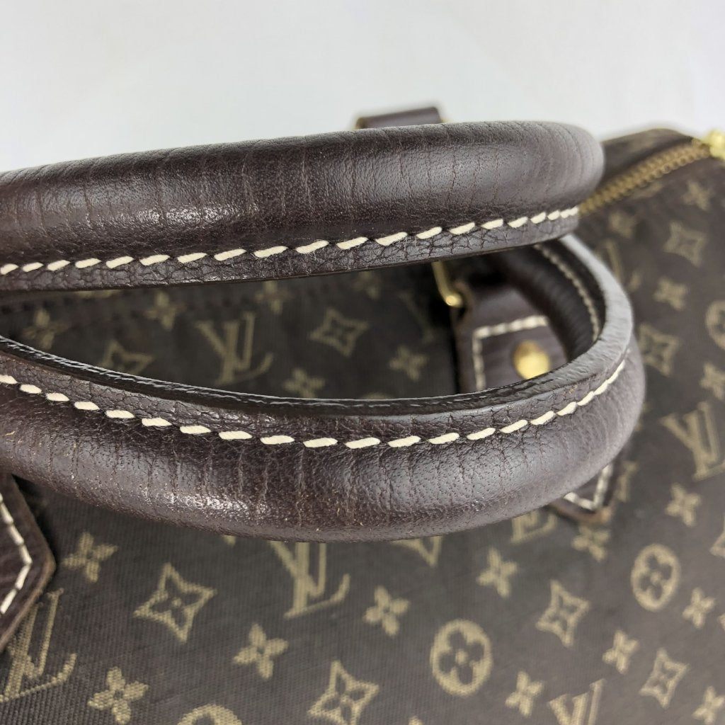 Louis Vuitton Speedy Bandouliere Bag Mini Lin 30 Red 69044436