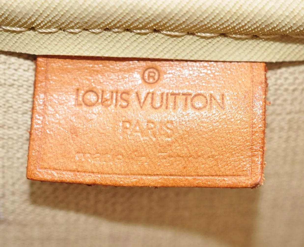 LOUIS VUITTON Monogram Deauville Bag + Free Bag Charm