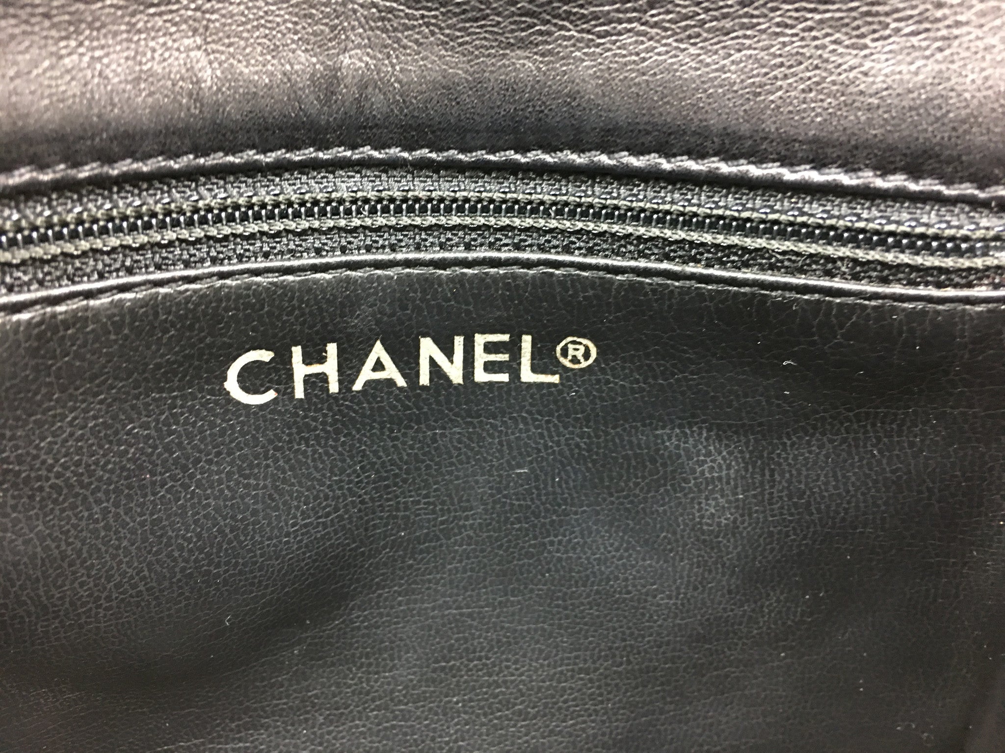 CHANEL Black Lambskin Quilted Bum Bag (Waist Bag)