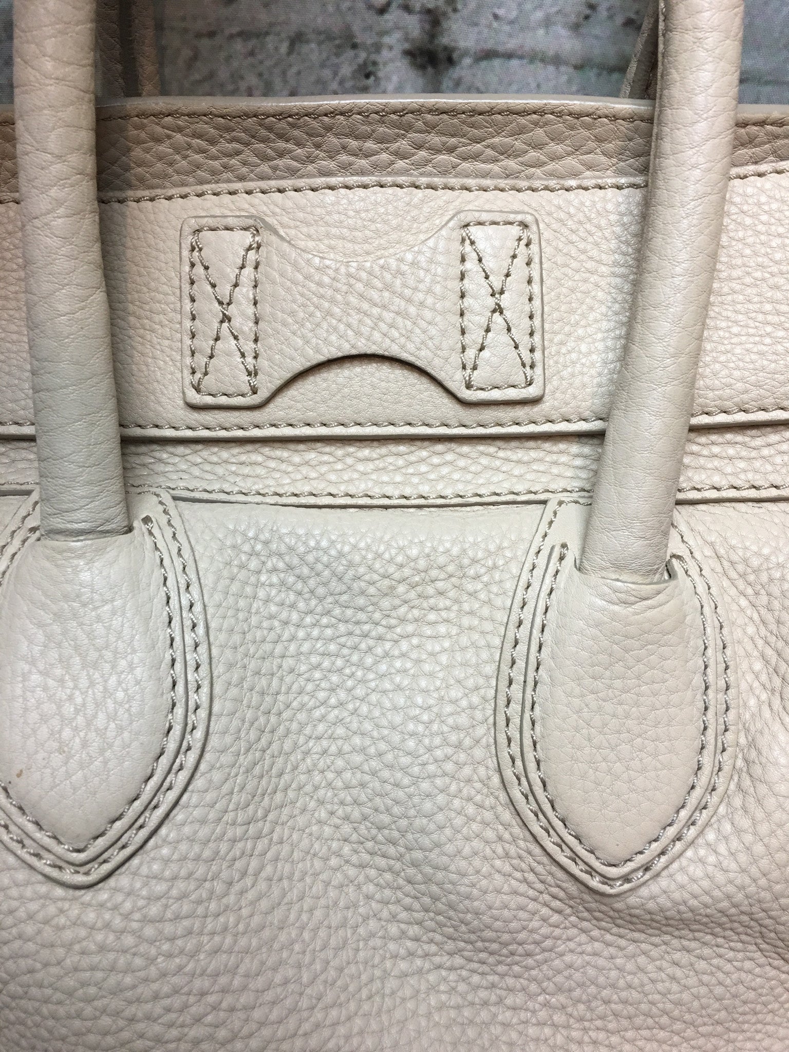 CELINE Mini Luggage Tote Bag