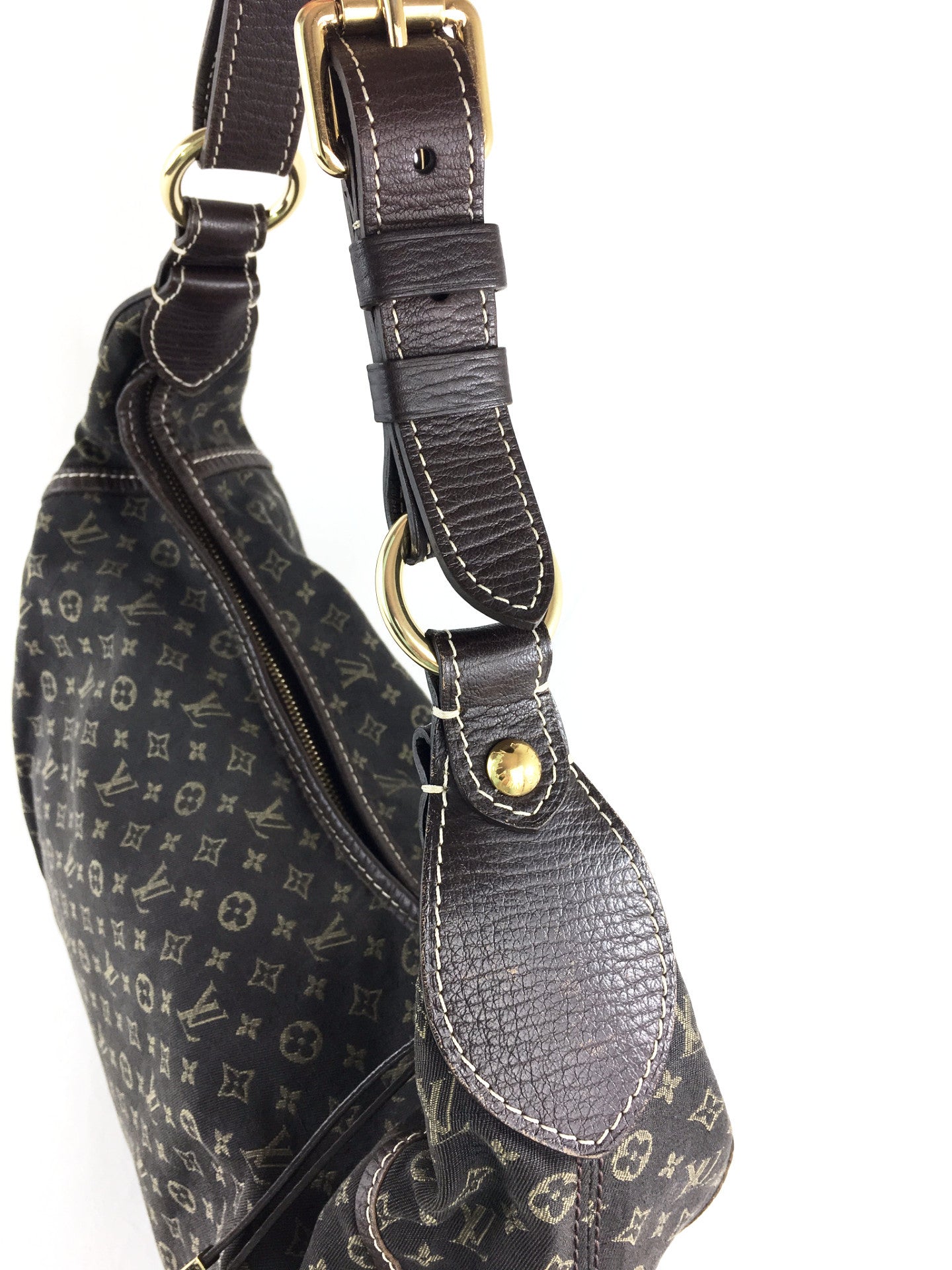 Louis Vuitton Bagatelle Hobo Monogram Zip 872561 Brown Coated Canvas  Shoulder Bag, Louis Vuitton