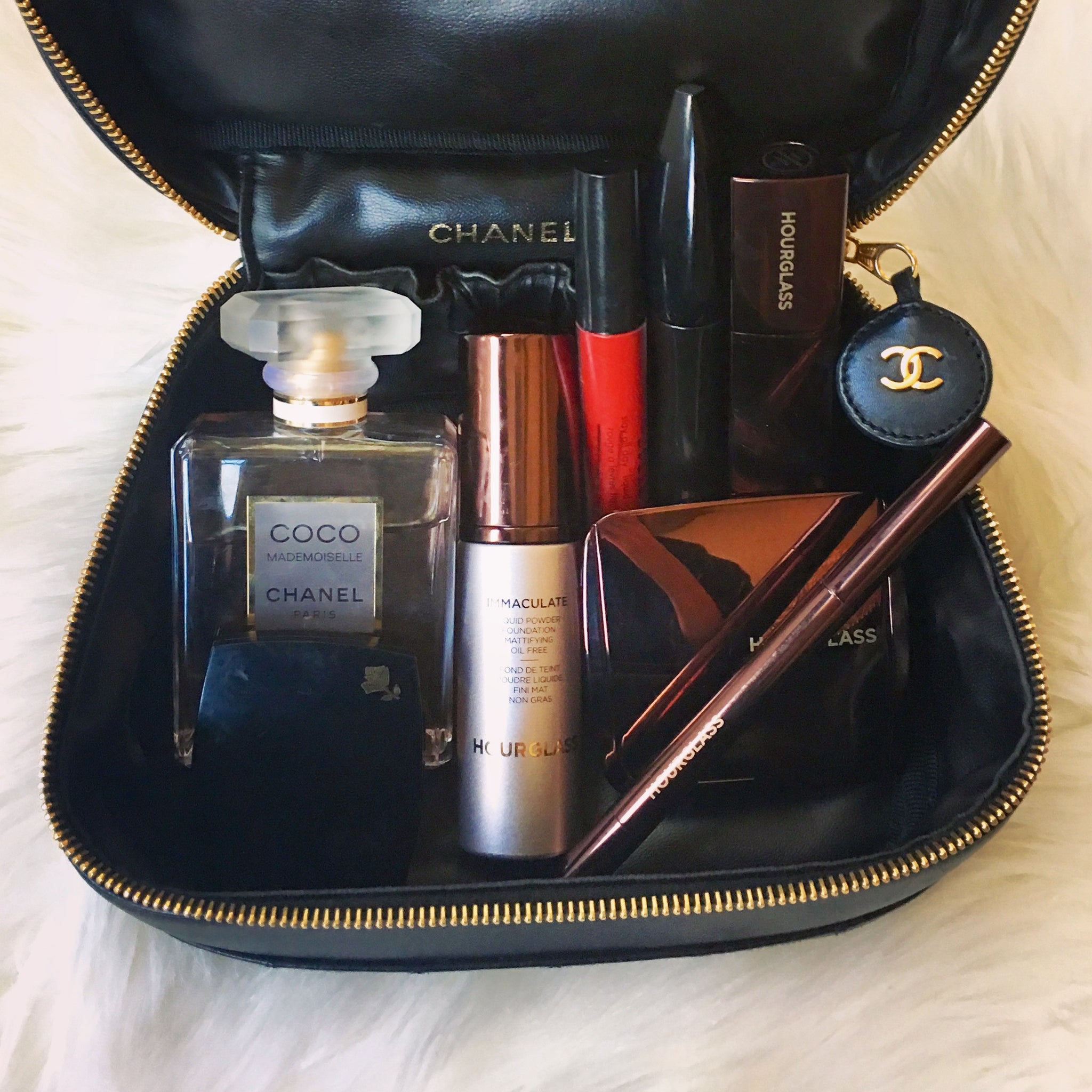 CHANEL Black Makeup Case