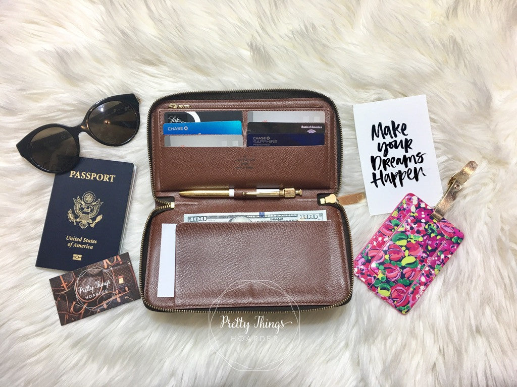 LOUIS VUITTON Monogram Zippy Organizer Travel XL Wallet – Pretty Things  Hoarder