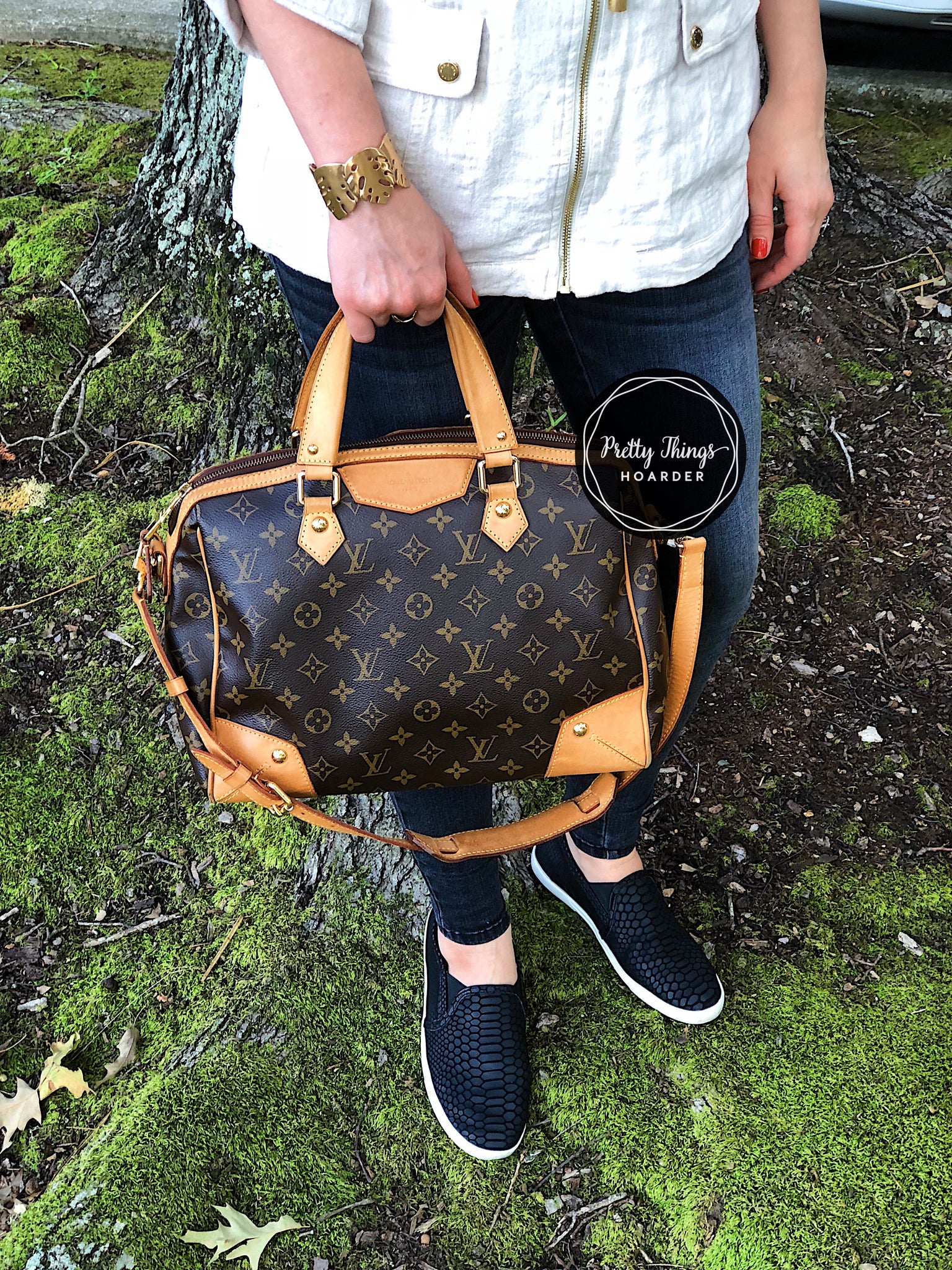 LOUIS VUITTON Retiro PM Monogram Satchel Bag