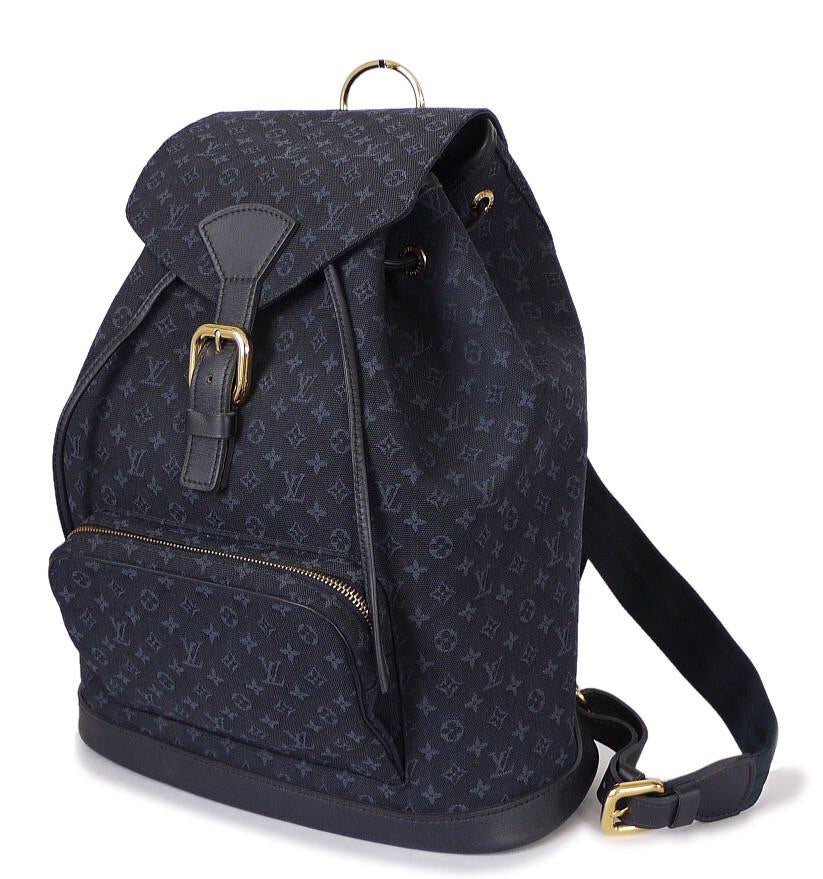 LOUIS VUITTON Navy GM Backpack