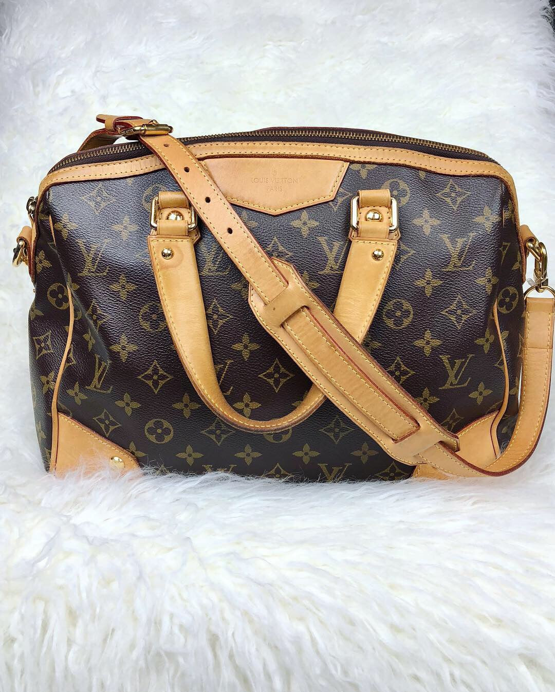 Louis Vuitton - Authenticated Retiro Handbag - Brown for Women, Very Good Condition