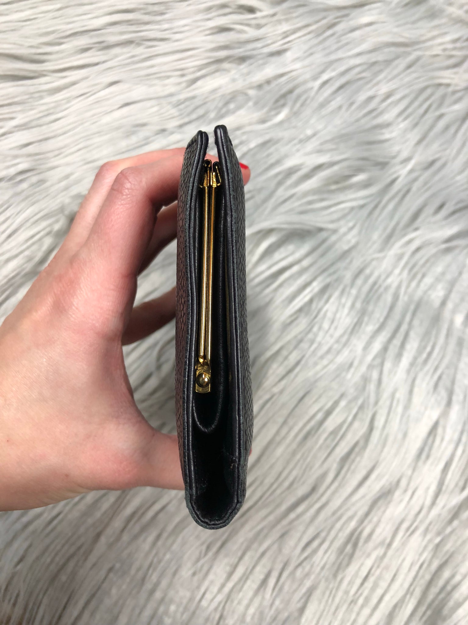 CHANEL Caviar Black CC Wallet